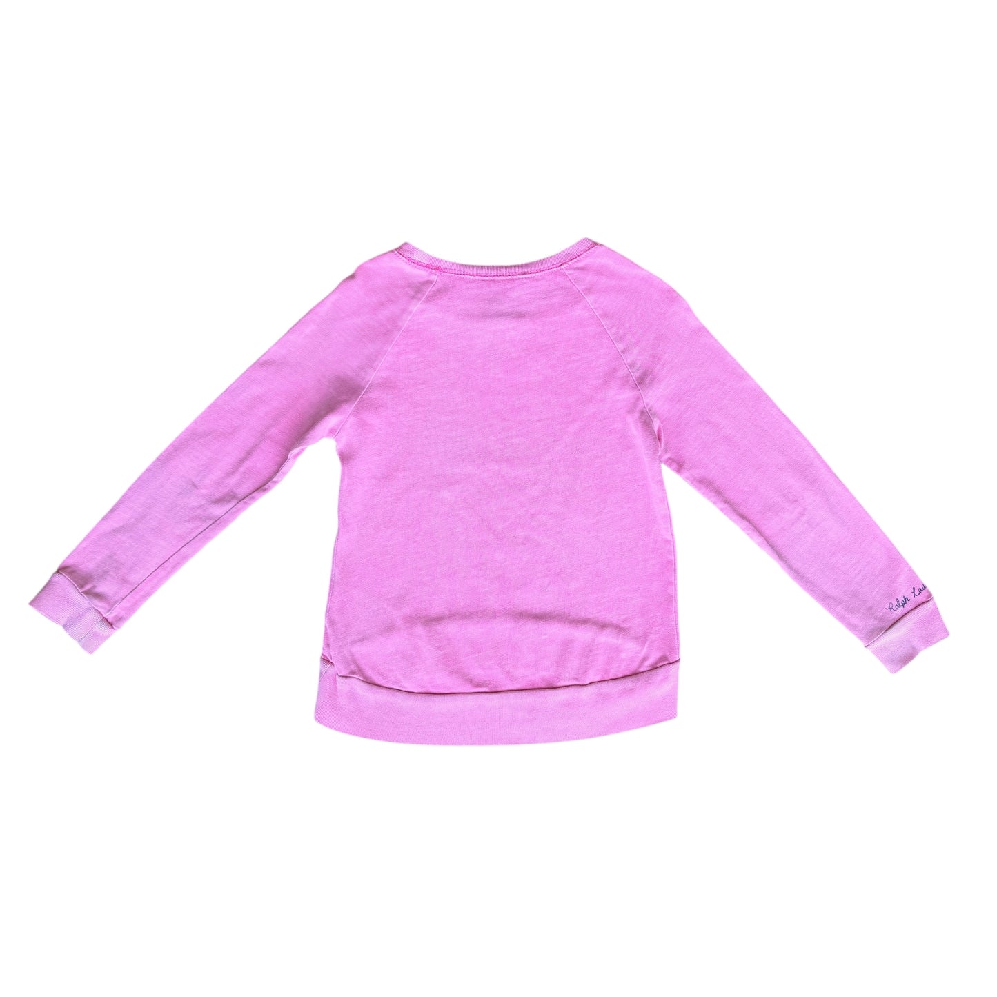 Felpa leggera rosa washed Ralph Lauren - 6 anni