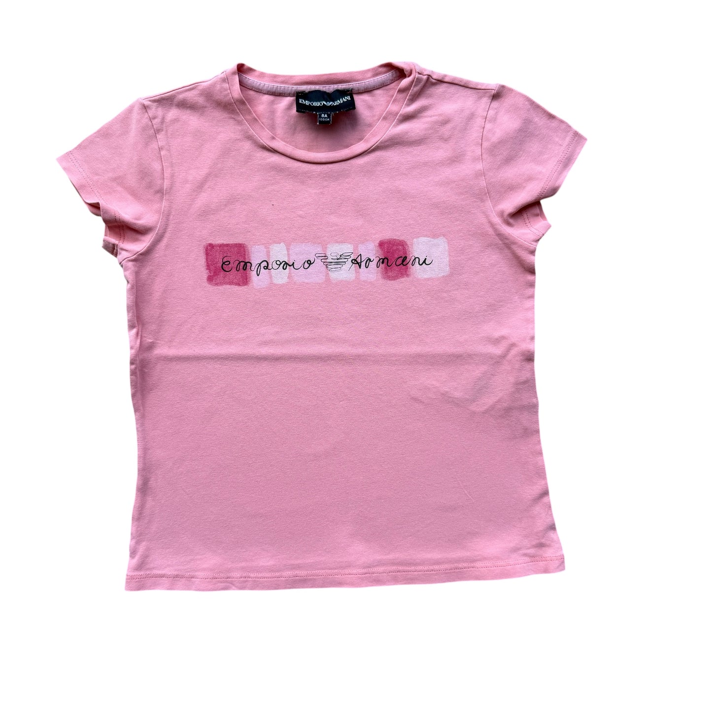 T-shirt salmone Emporio Armani - 7/8 anni