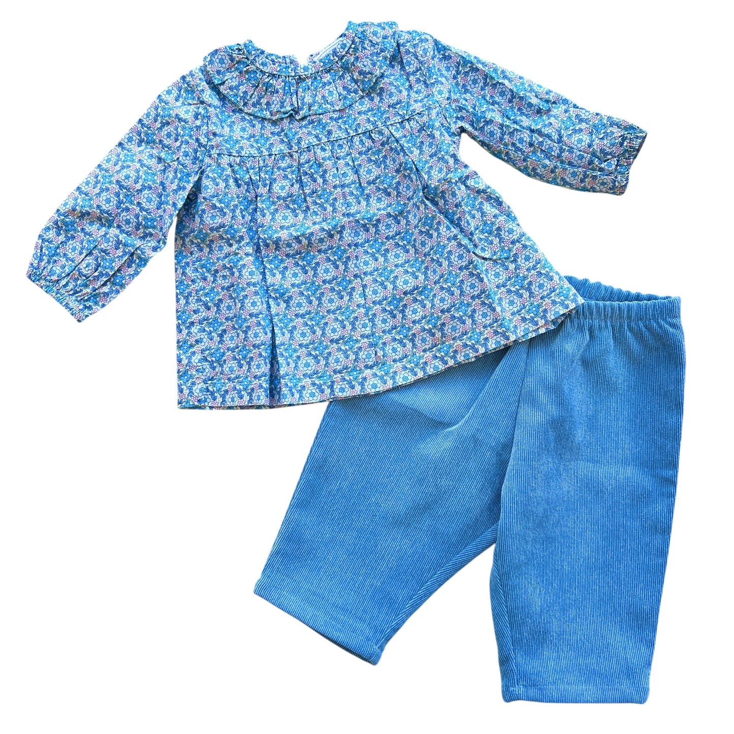 Pantaloni microvelluto Nicoletta Fanna - 3 mesi