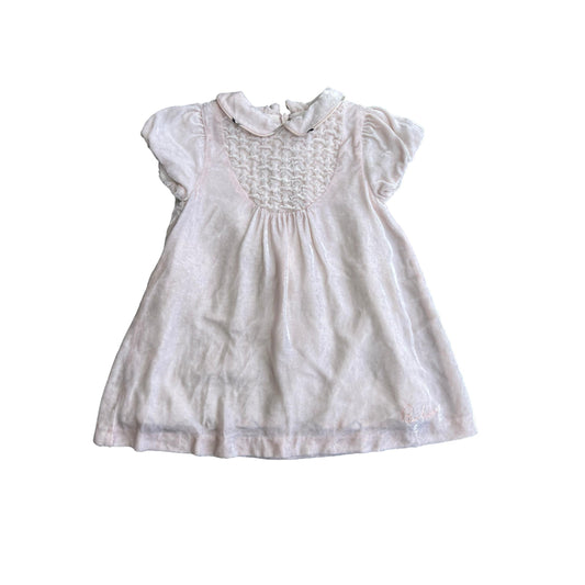 Abito velluto rosa Burberry - 9 mesi