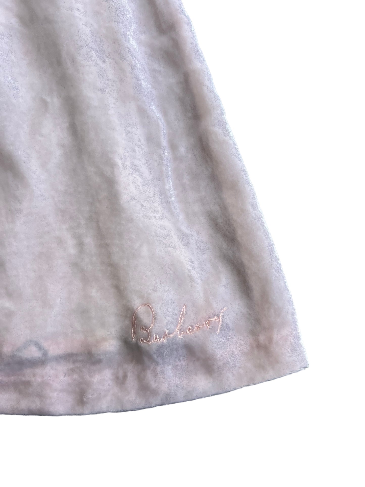 Abito velluto rosa Burberry - 9 mesi