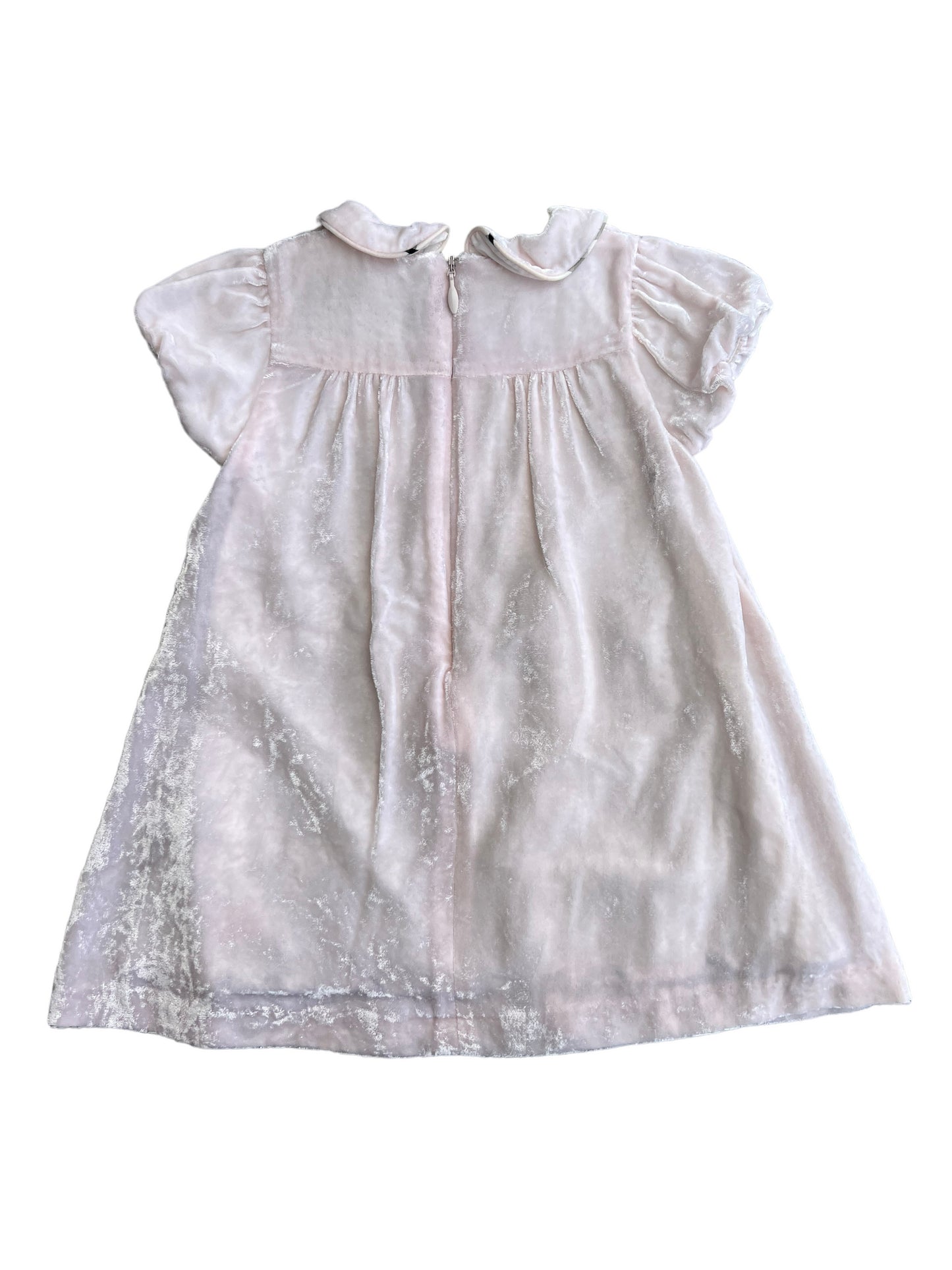 Abito velluto rosa Burberry - 9 mesi