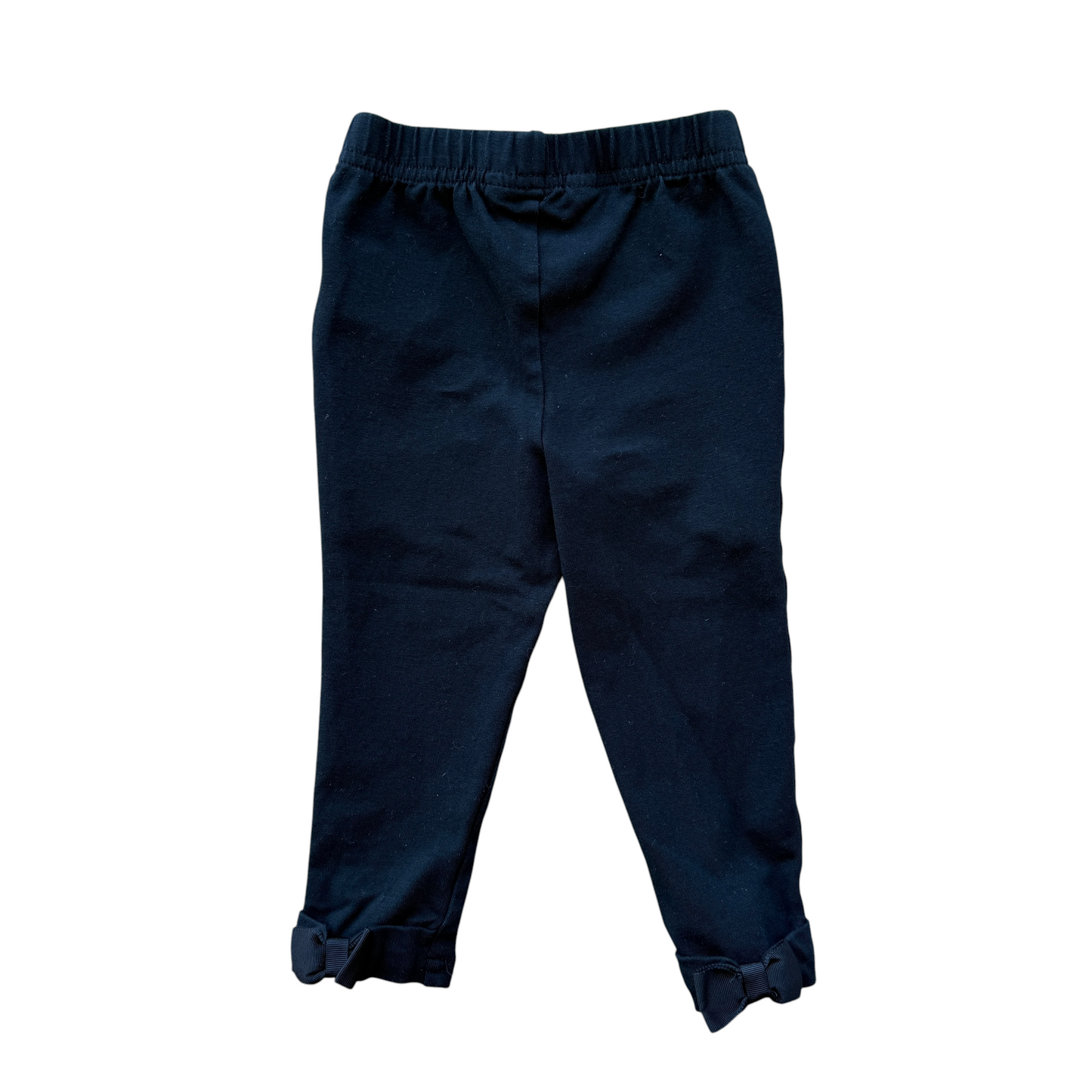 Leggings neri con fiocchetti Ralph Lauren - 18 mesi