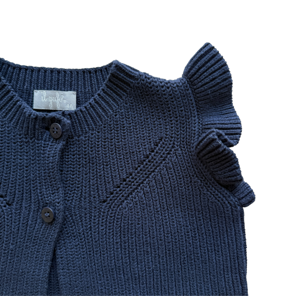 Cardigan senza maniche blu Il Gufo - 4 anni