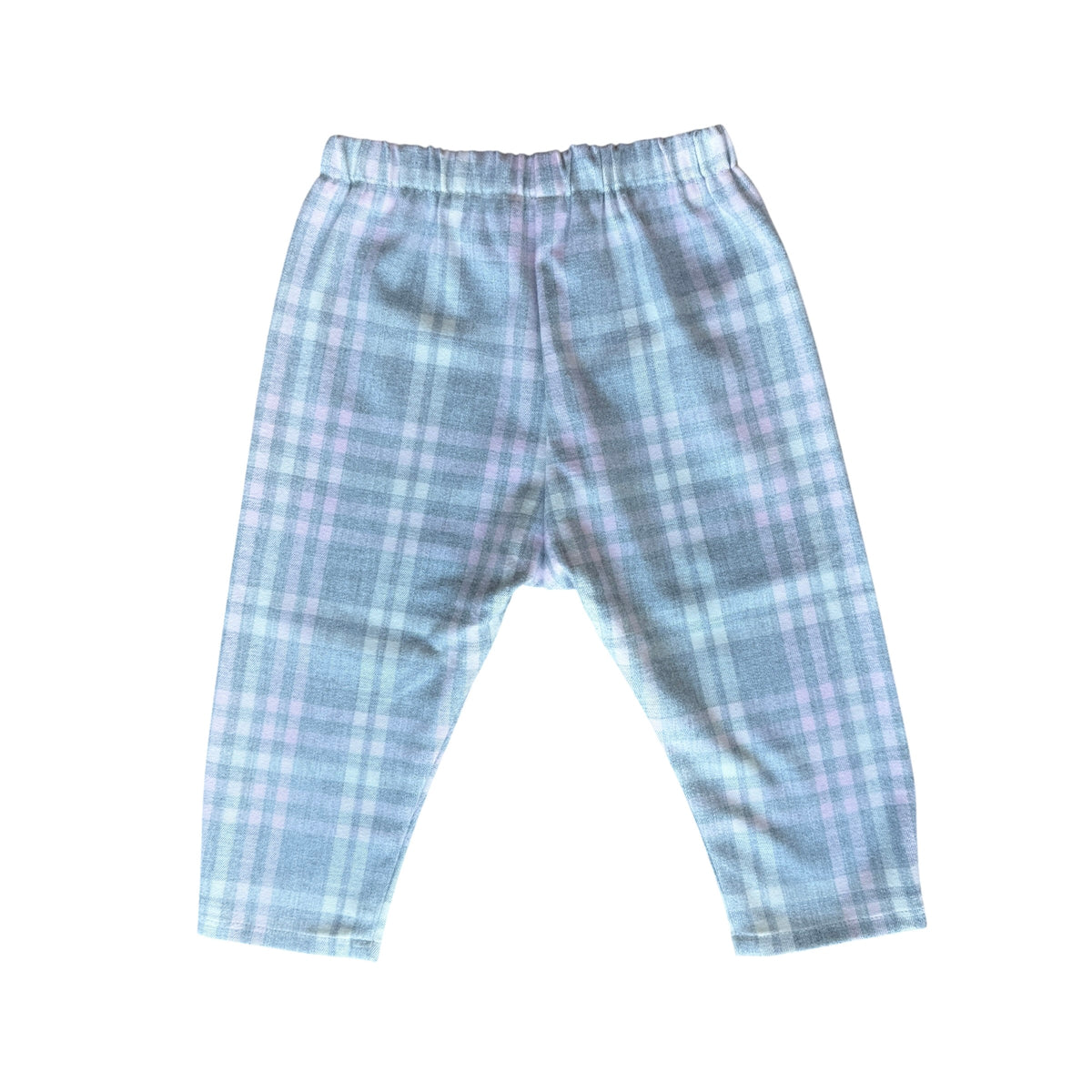 Pantaloni scozzesi grigio rosa Il Gufo - 12/18 mesi