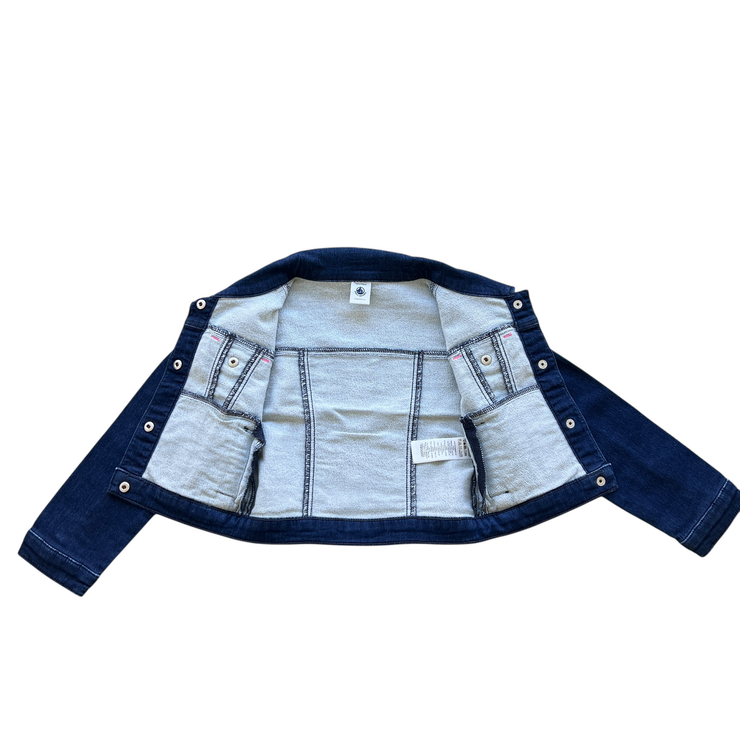 Giacca crop effetto jeans elasticizzata Petit Bateau - 5 anni
