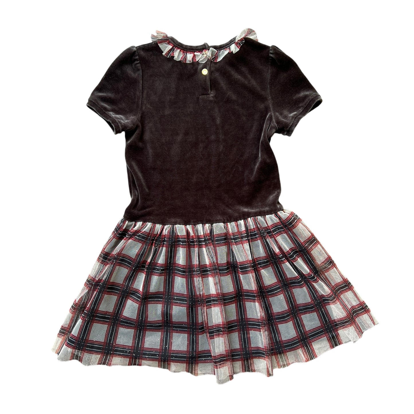 Abito velluto e tulle Petit Bateau - 6 anni