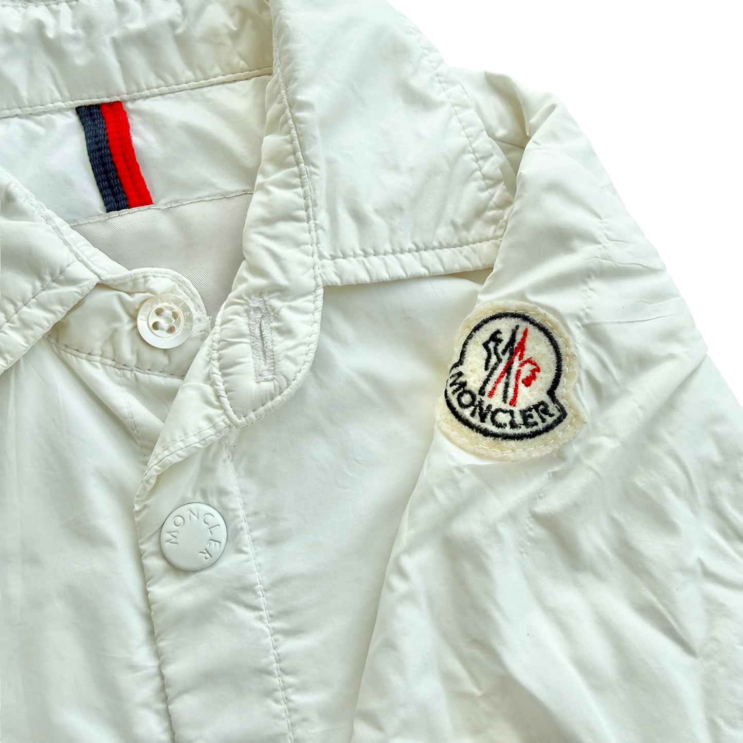 Giacca bianca modello camicia Moncler - 2 anni