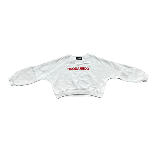 Felpa cropped oversize garzata Dsquared2 - 6 anni