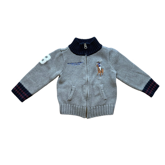 Cardigan cotone full zip Ralph Lauren - 9 mesi