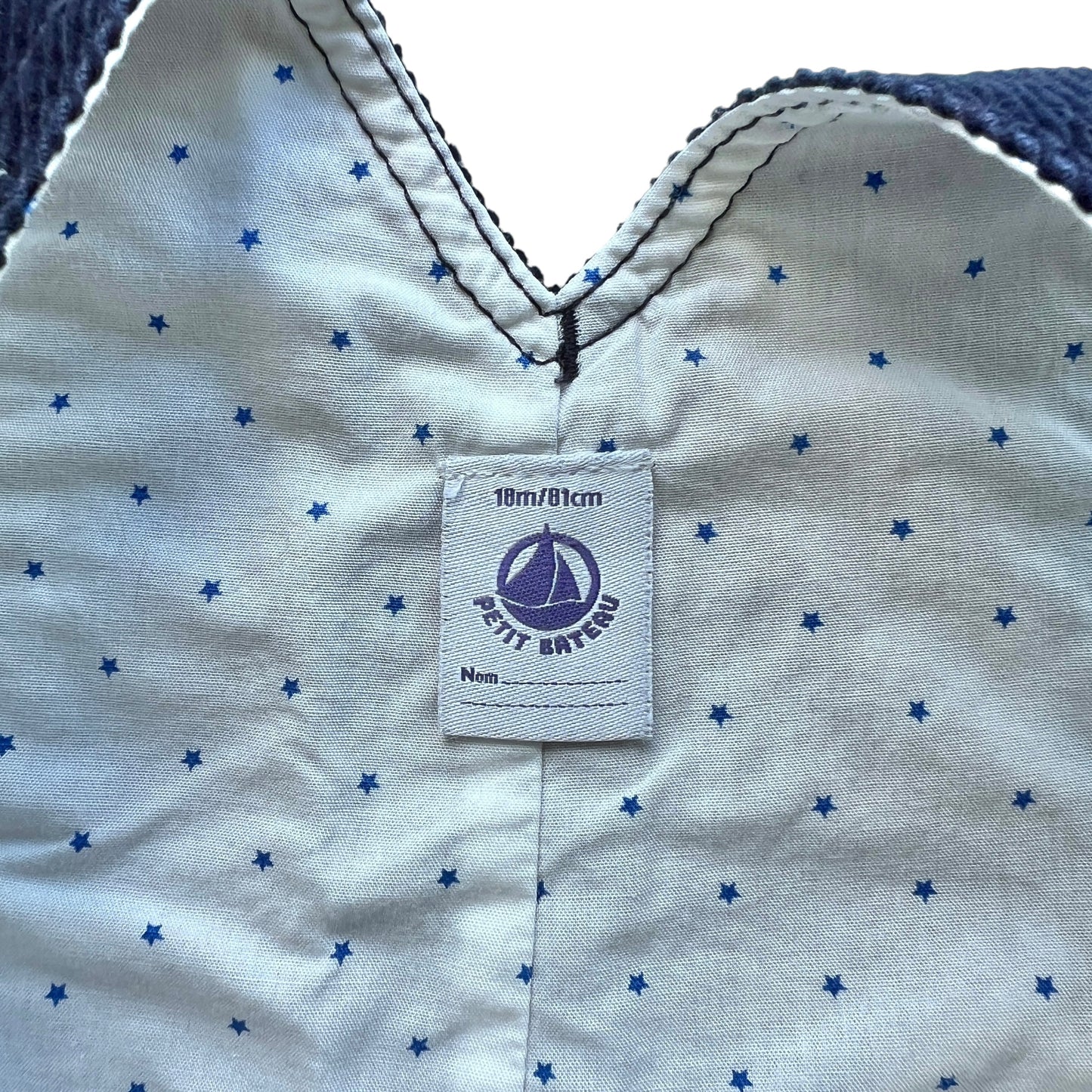 Salopette velluto Petit Bateau - 18 mesi