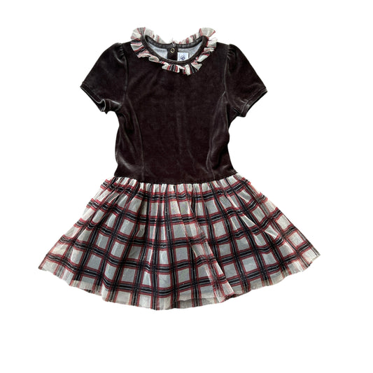 Abito velluto e tulle Petit Bateau - 6 anni