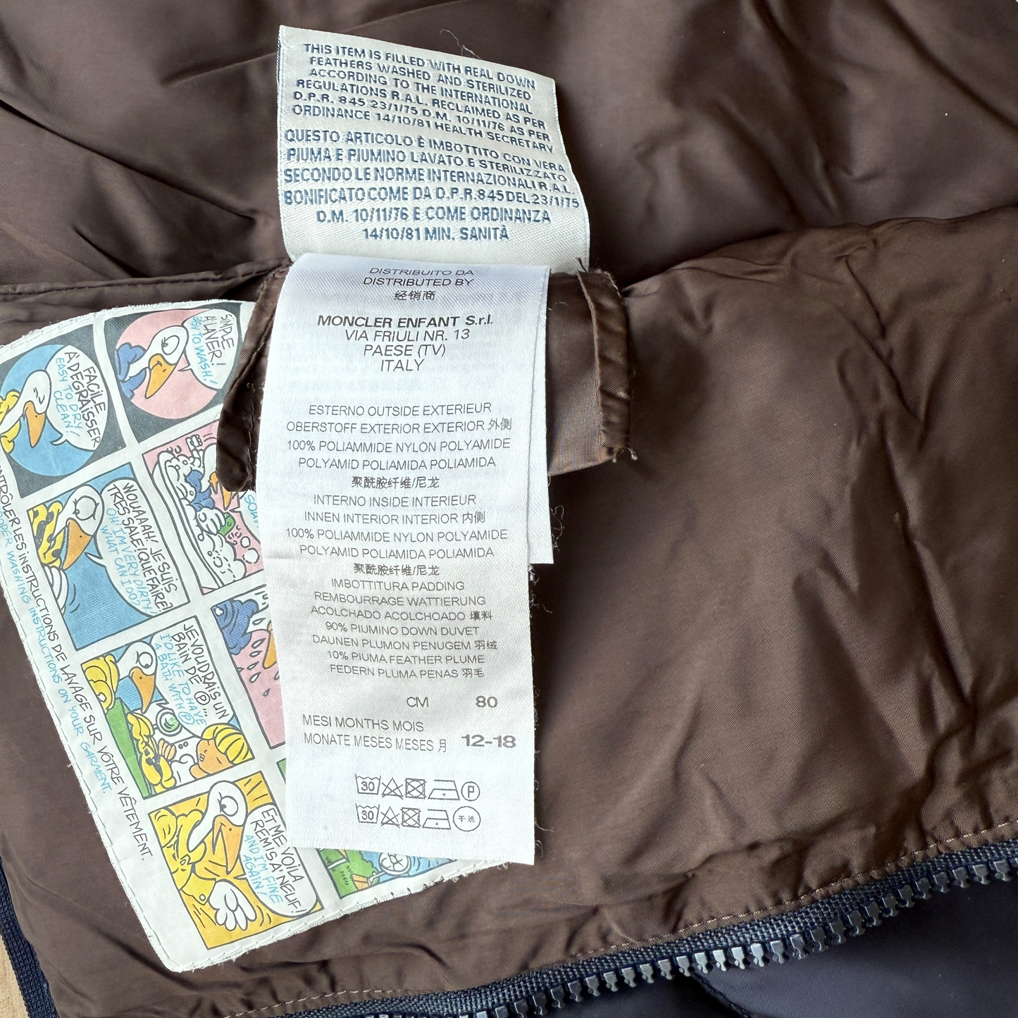 Piumino Moncler - 12/18 mesi