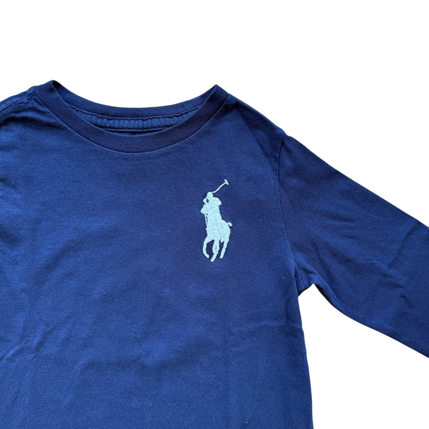 Maglia manica lunga blu Polo Ralph Lauren - 3 anni