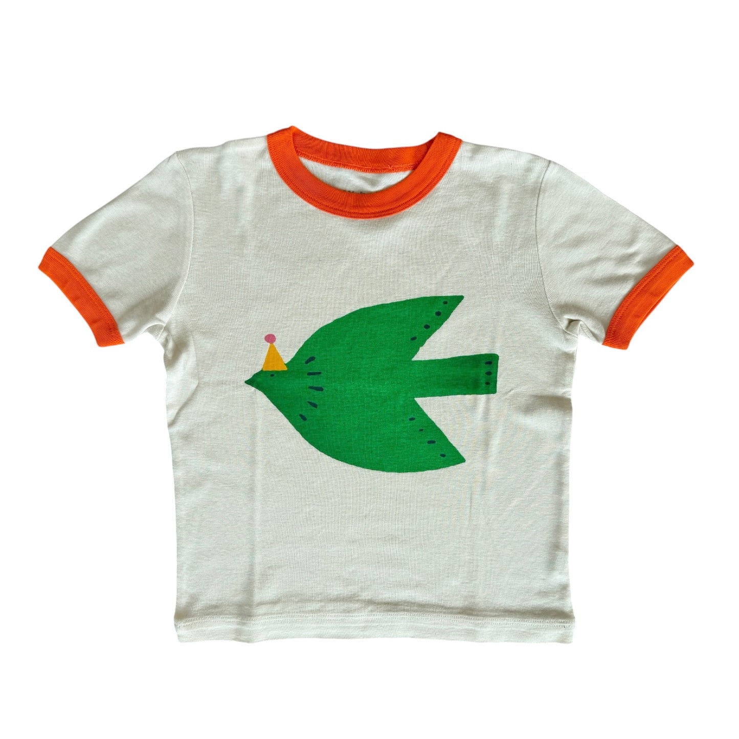 T-shirt Uccellino pima cotone organico unisex Misha & Puff - 6 Anni