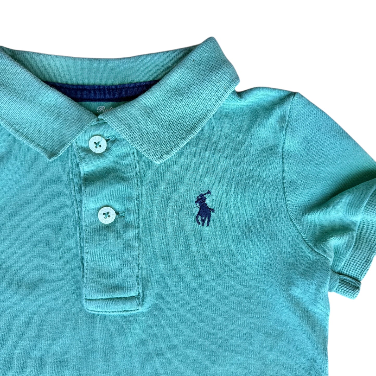 Body polo verde menta Ralph Lauren - 18 mesi