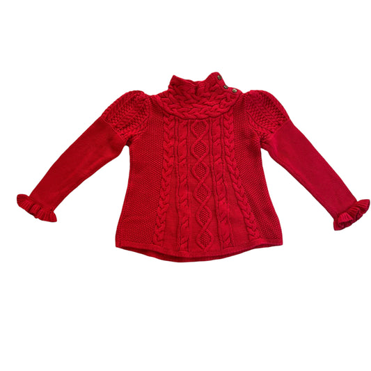 Maglione cotone collo alto lavorato Ralph Lauren - 5/6 anni