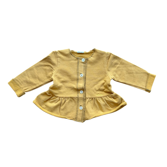 Cardigan felpa leggera senape Le Bebè - 9 mesi