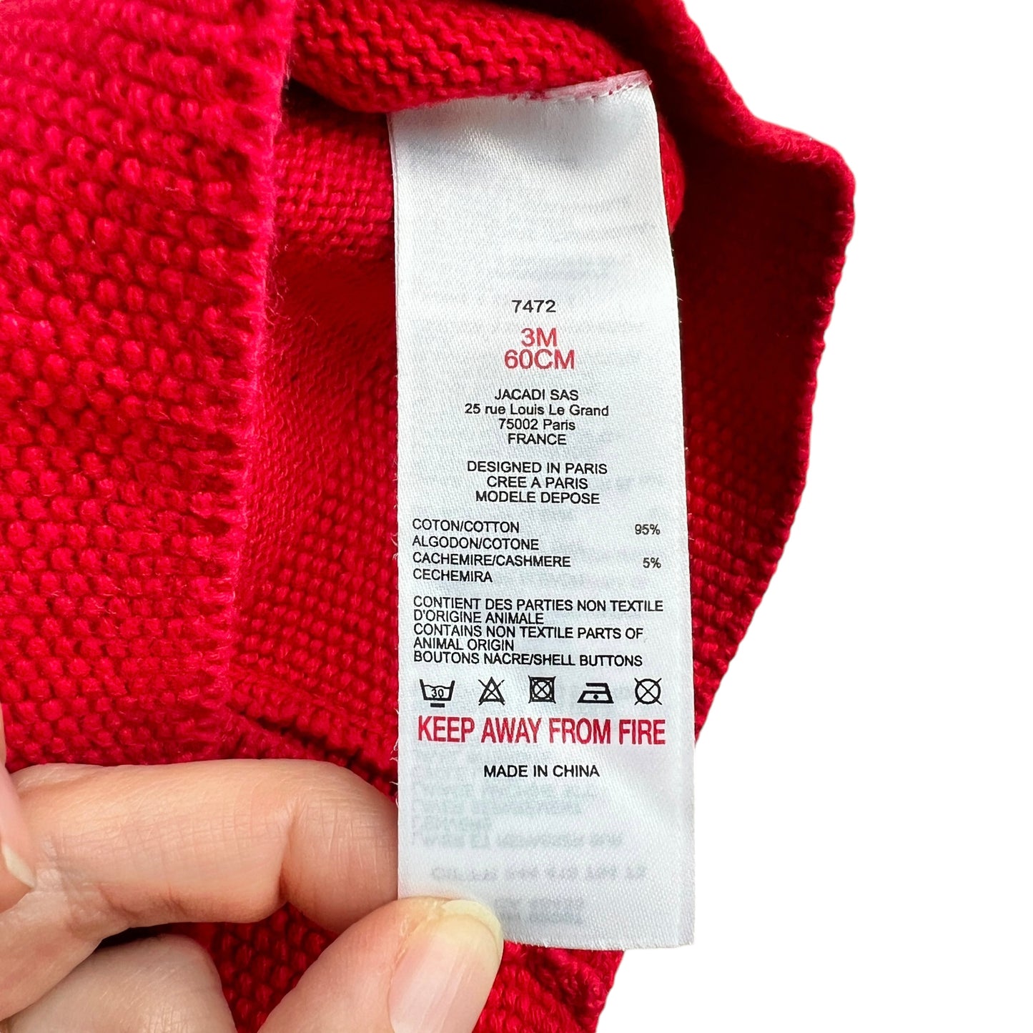 Completo Jacadi scozzese - 3 mesi