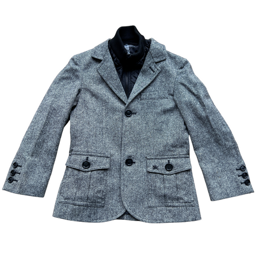 Blazer misto lana con gilet Burberry - 6 anni