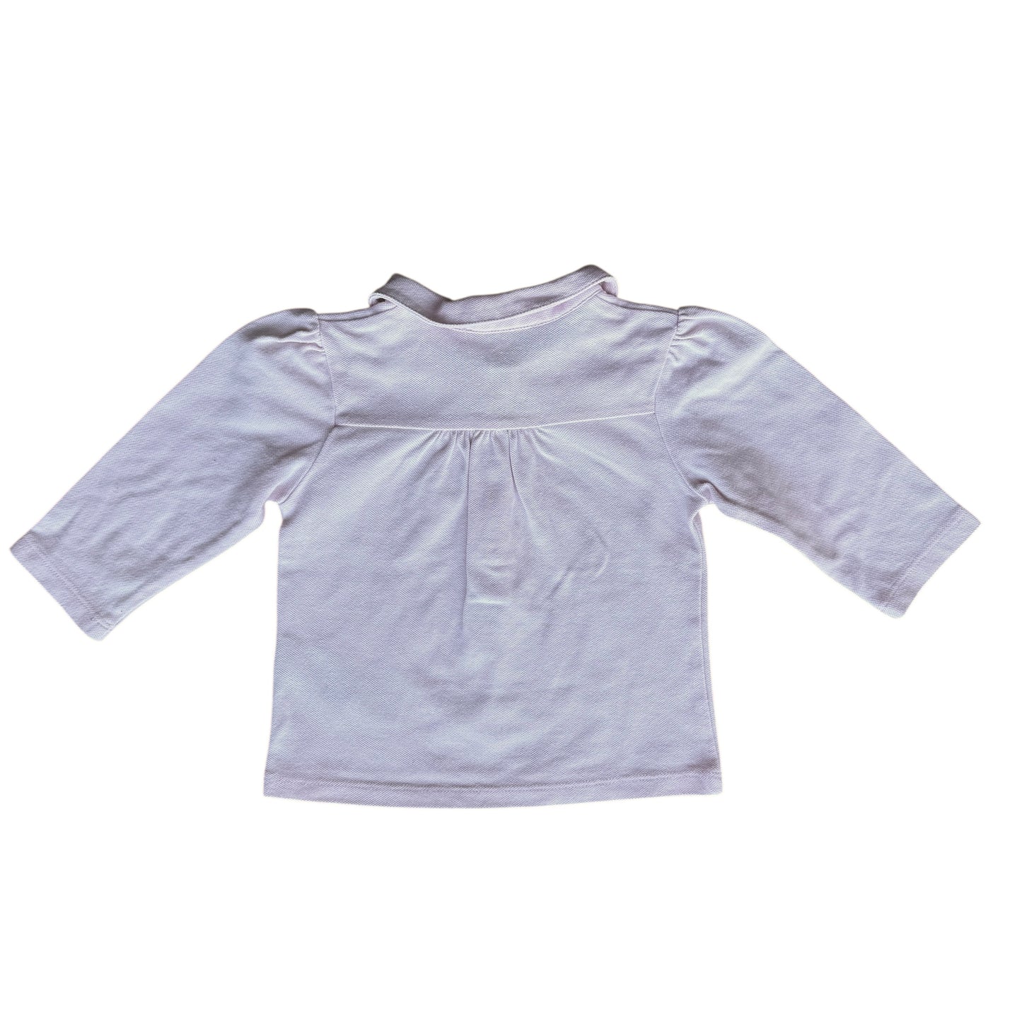 Polo manica lunga bimba Burberry - 9 mesi