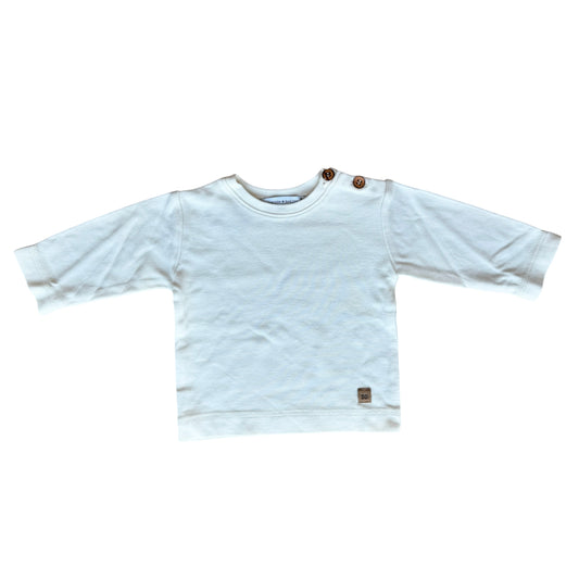 T-shirt manica lunga panna Bamboom - 9/12 mesi