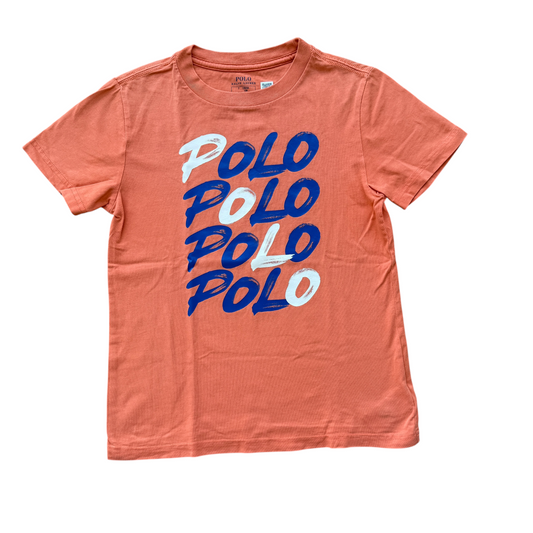 T-shirt arancione Polo Ralph Lauren - 7 anni