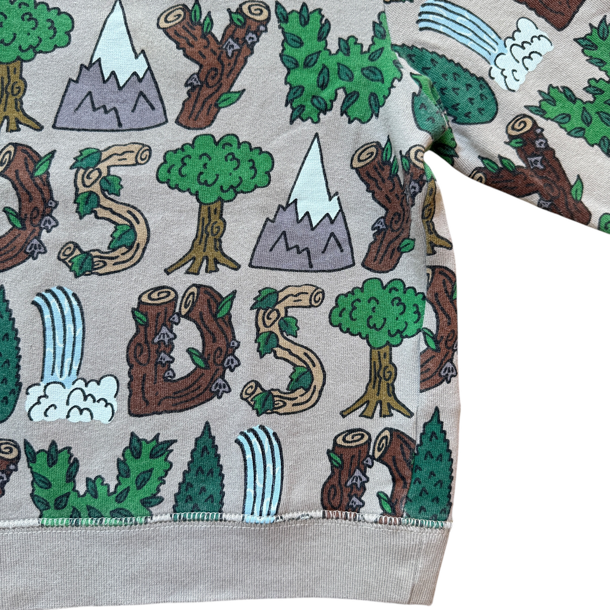 Felpa leggera disegni montagna Stella McCartney - 4 anni