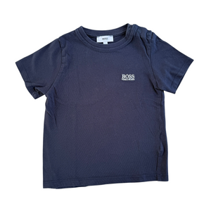 T-shirt blu notte Boss - 2/3 anni