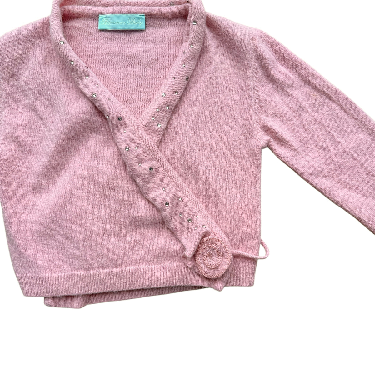 Completo gemelli misto angora con strass Blumarine - 3/4 anni