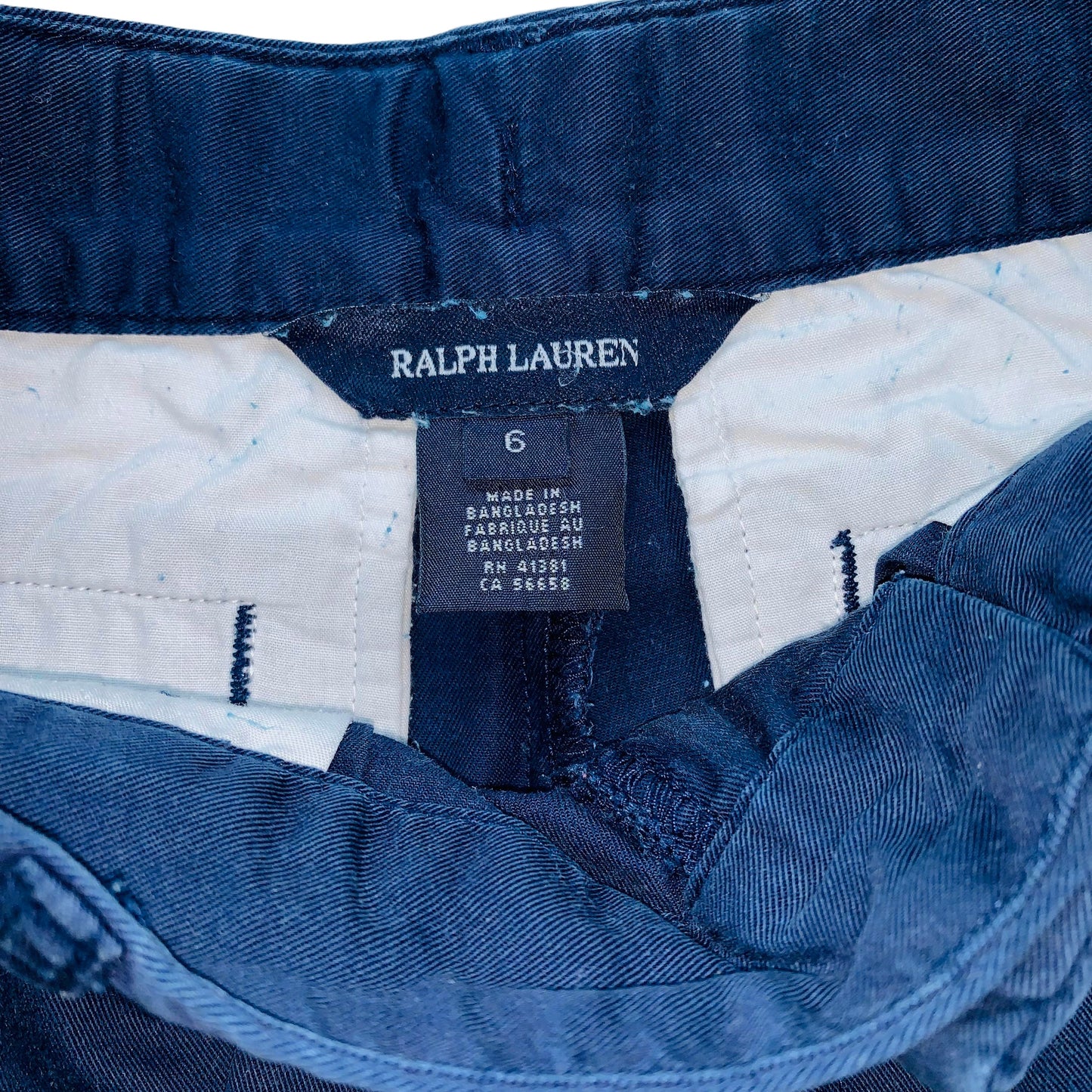 Pantaloncini ampi blu navy Ralph Lauren - 6 anni