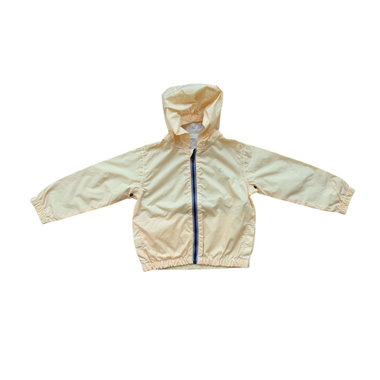 Giubbino antivento righe gialle Petit Bateau - 4 anni