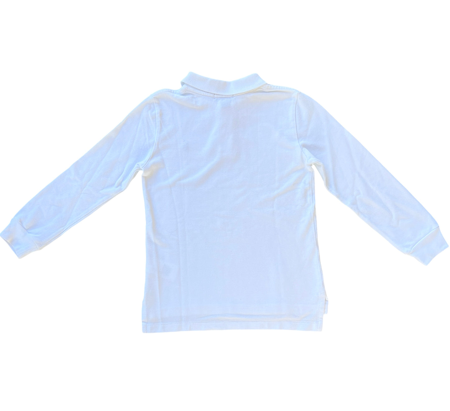 Polo bianca manica lunga Polo Ralph Lauren - 7 anni
