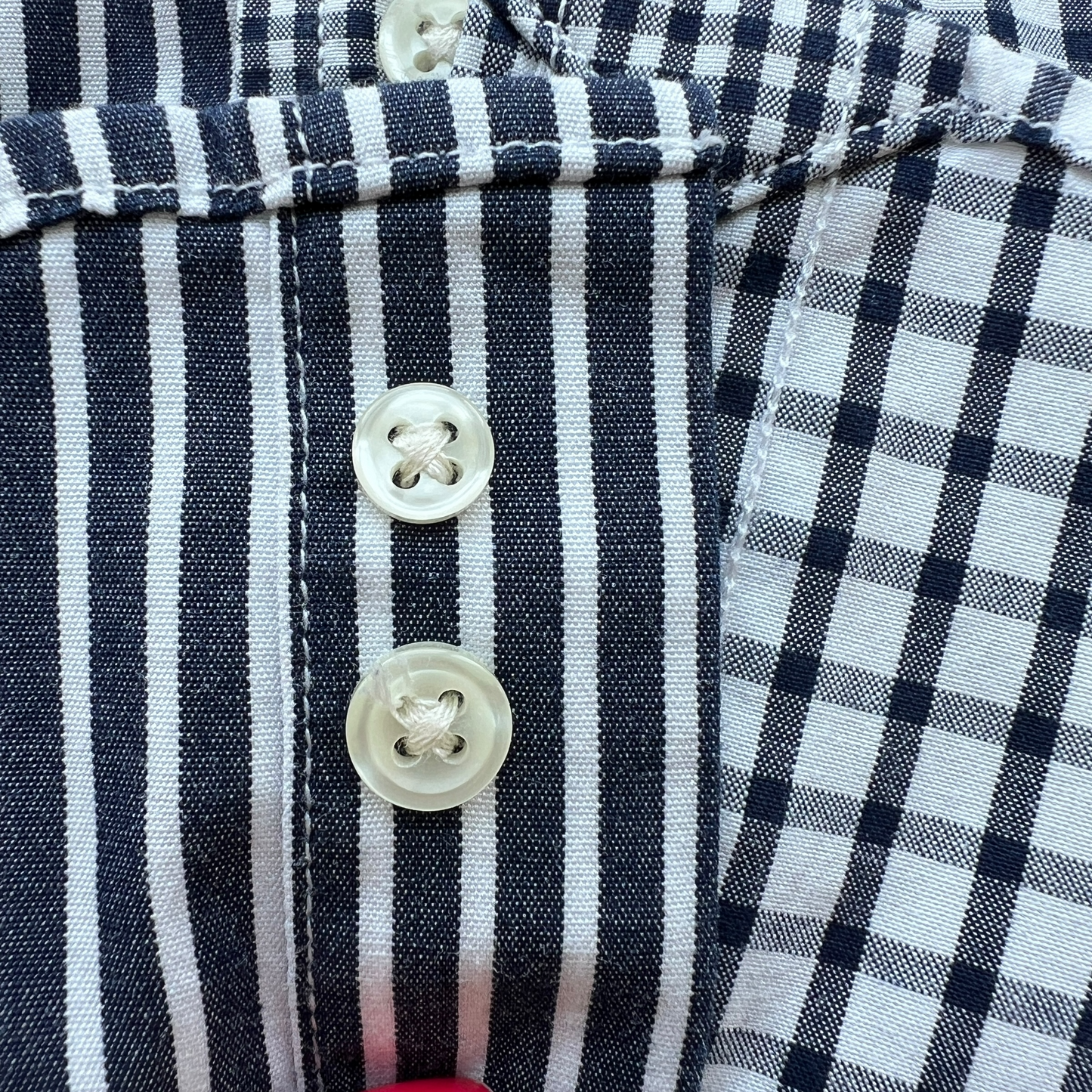 Camicia in popeline patchwork Ralph Lauren - 12 mesi