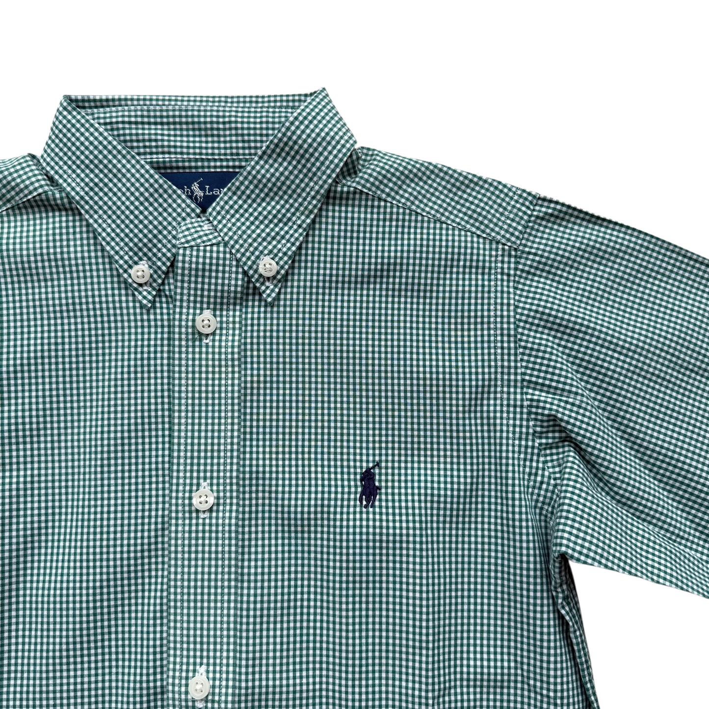 Camicia vichy verde Ralph Lauren - 6 anni