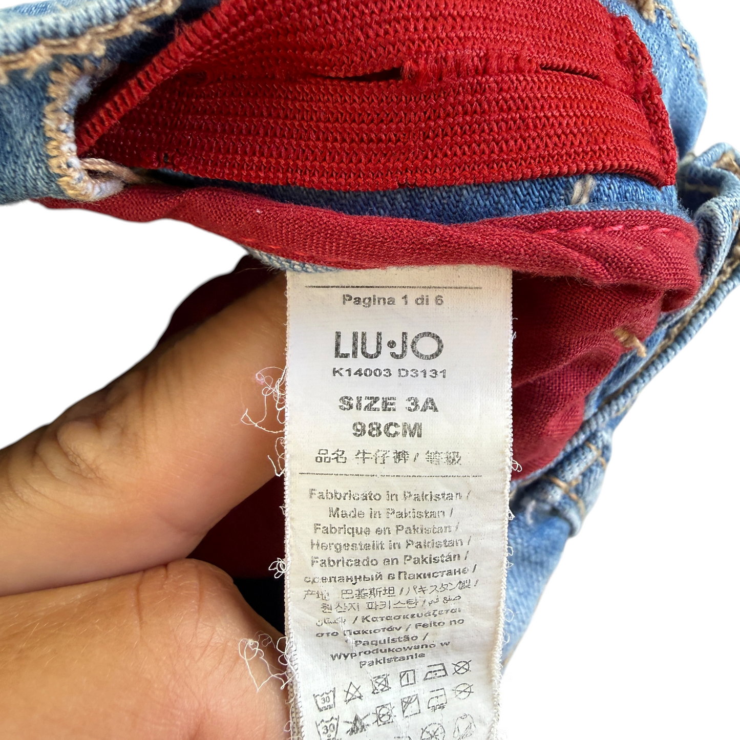 Shorts jeans elasticizzato Liu Jo Baby - 3 anni
