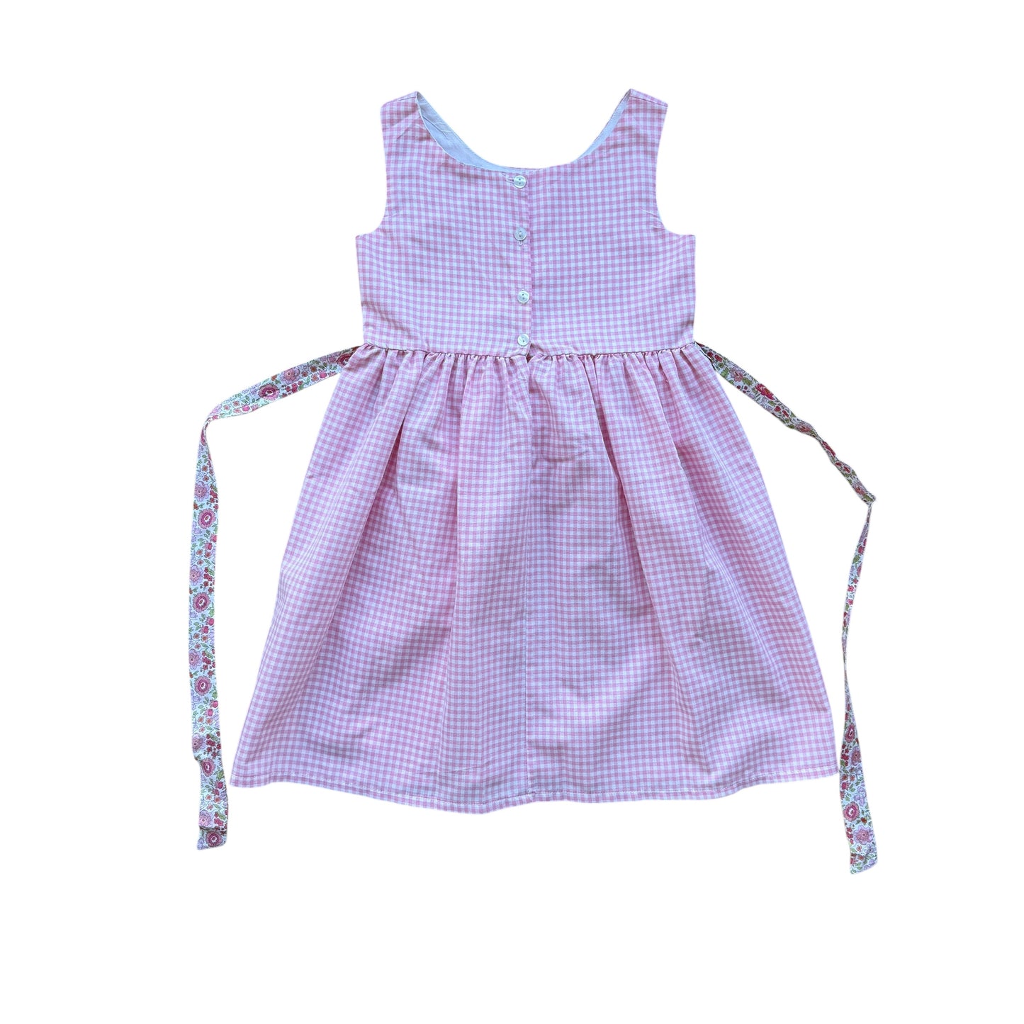 Abito vichy rosa Milò et Margot - 6 anni