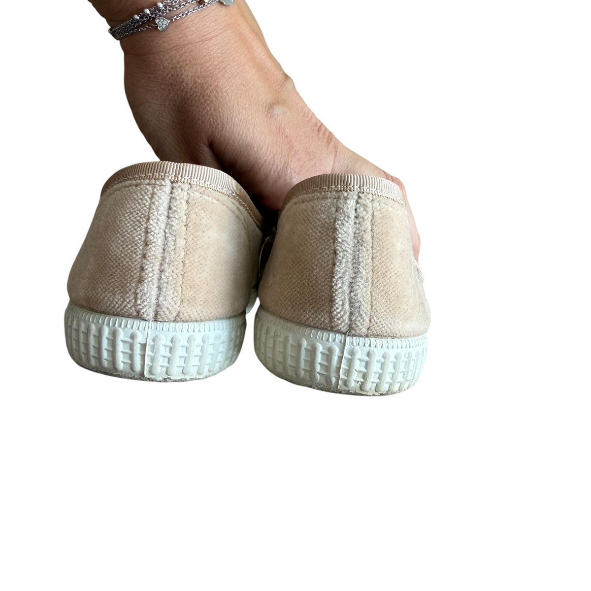 Ballerine mod. Mary Jane in velluto Hampton Canvas - numero 32