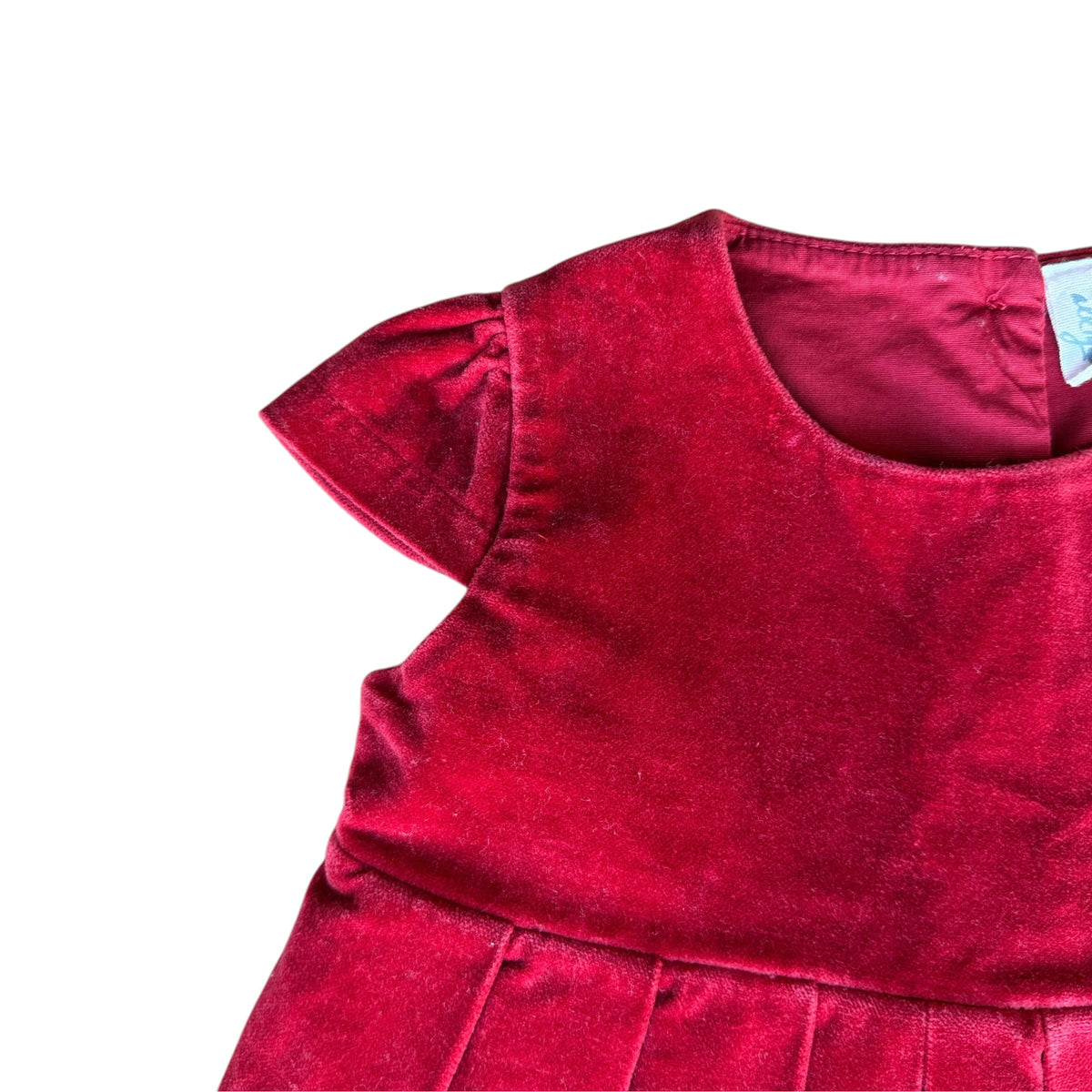 Abito velluto rosso Alligalli - 18 mesi