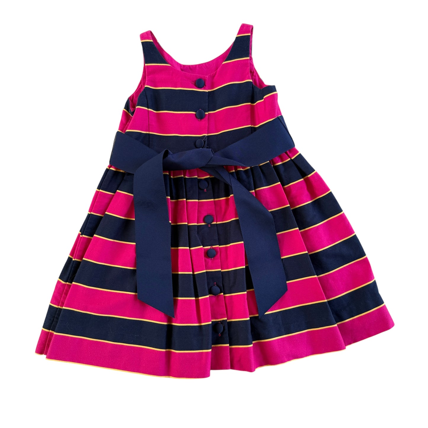 Abito righe con cintura Polo Ralph Lauren - 3 anni