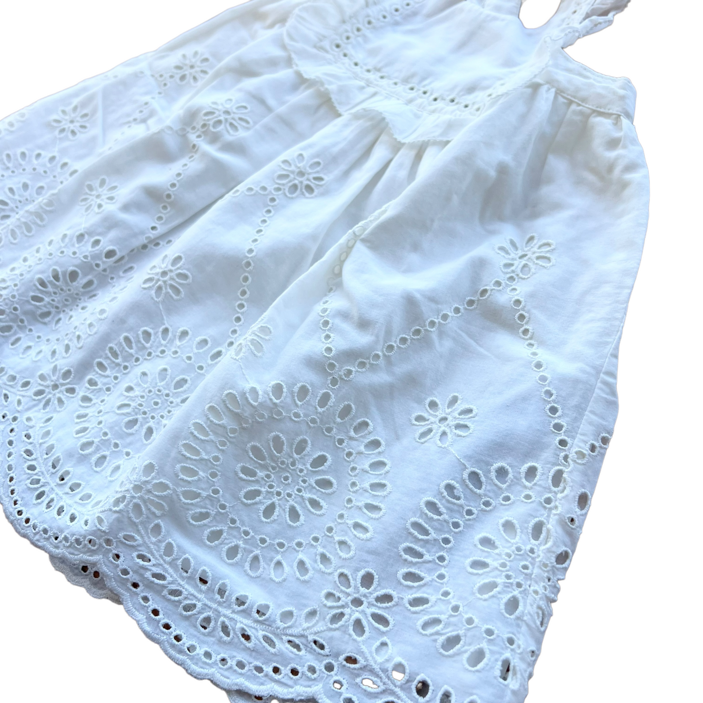 Abito salopette sangallo con coulotte Stella McCartney - 3/6 mesi
