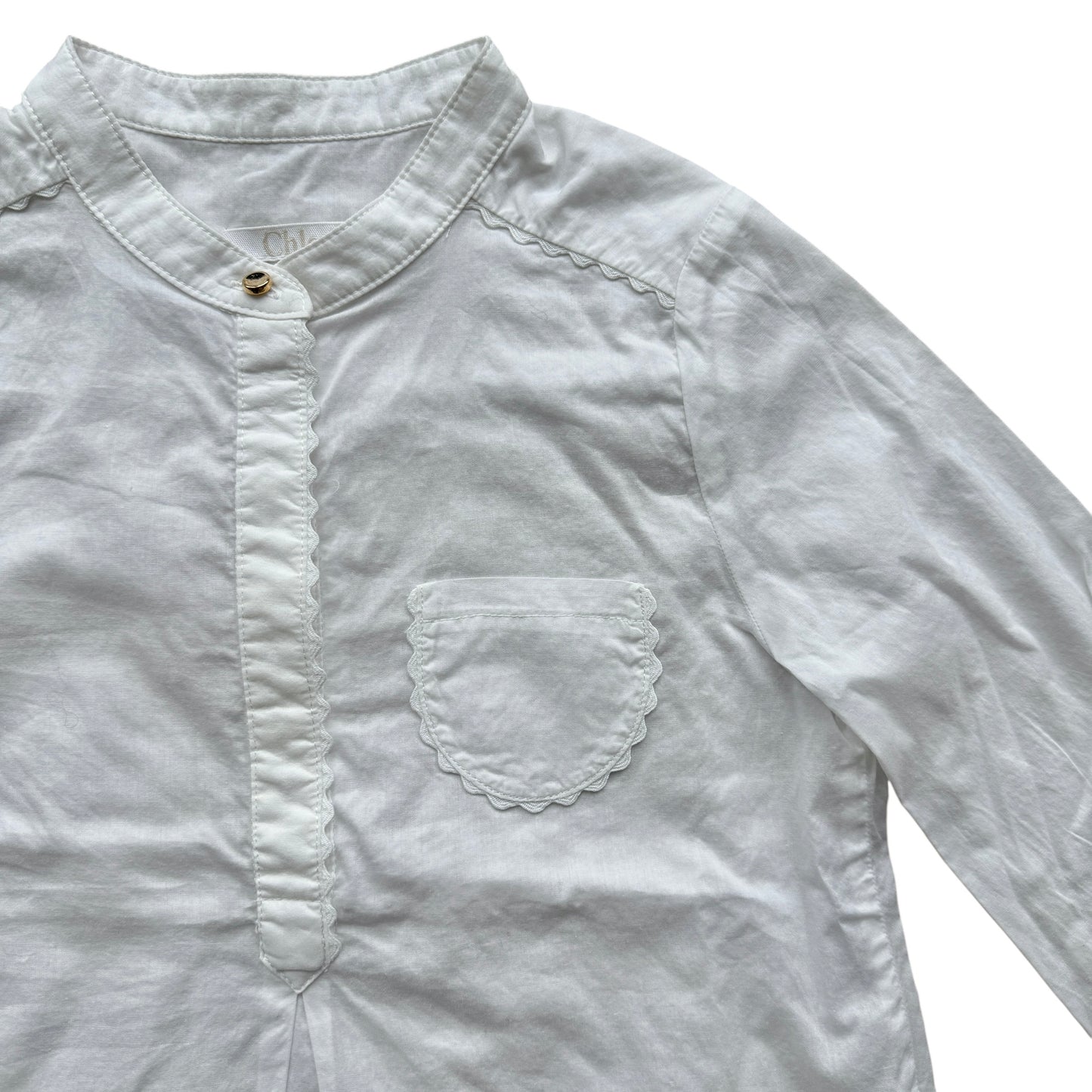 Camicia collo coreana Chloè - 4 anni