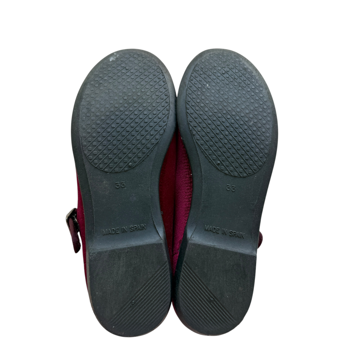 Ballerine Mary Jane velluto con fiocco staccabile bordeaux Lola Palacios - numero 33
