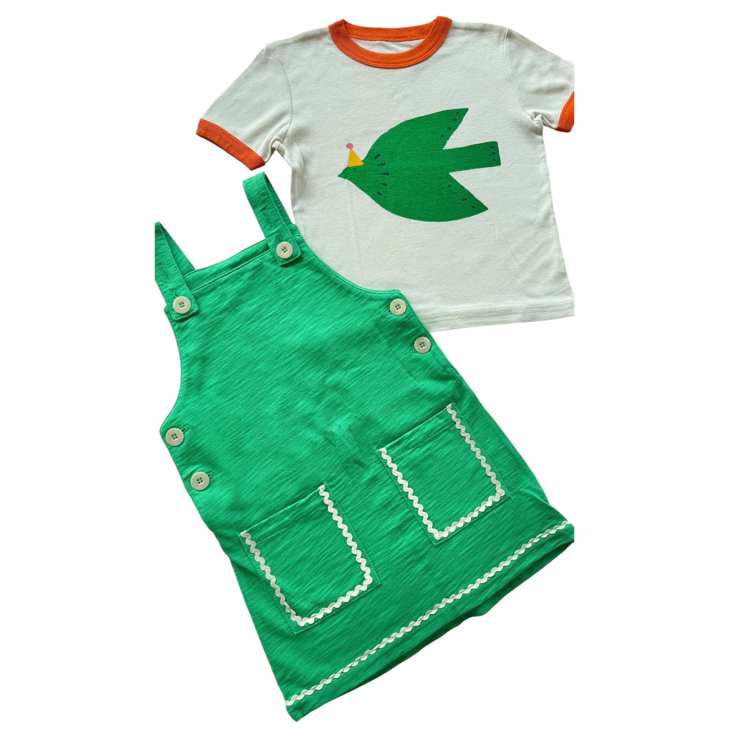 T-shirt Uccellino pima cotone organico unisex Misha & Puff - 6 Anni