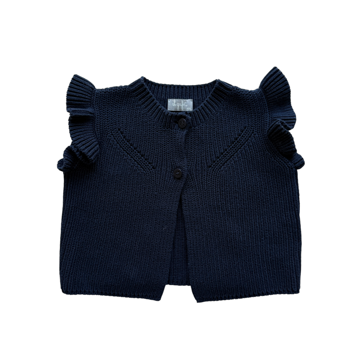 Cardigan senza maniche blu Il Gufo - 4 anni