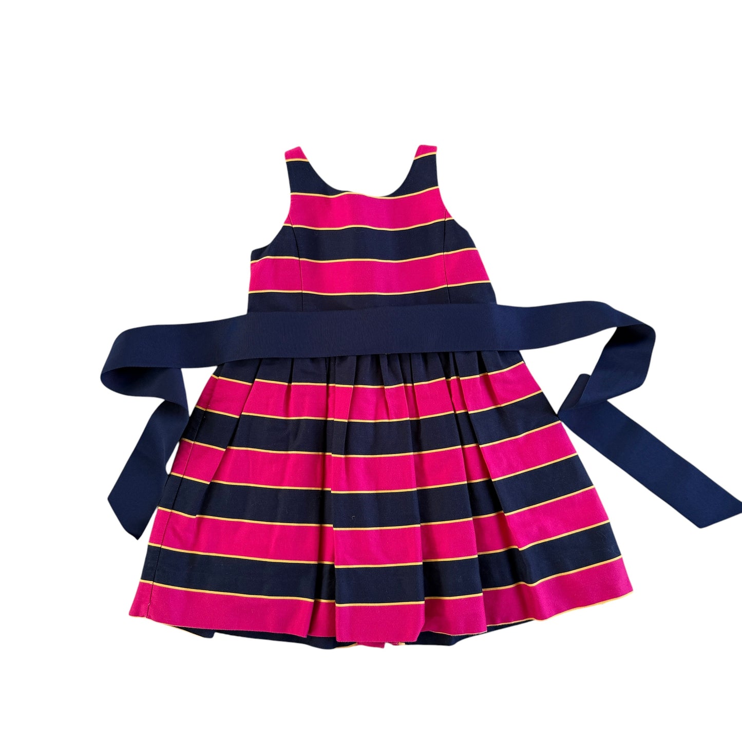 Abito righe con cintura Polo Ralph Lauren - 3 anni