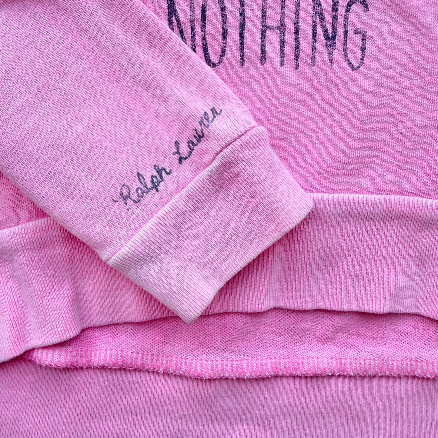 Felpa leggera rosa washed Ralph Lauren - 6 anni