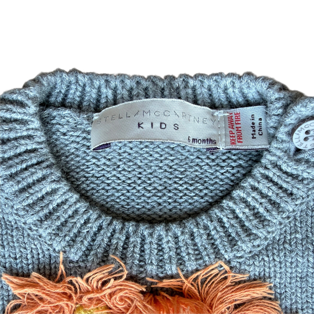Maglioncino cotone leone Stella McCartney - 6 mesi