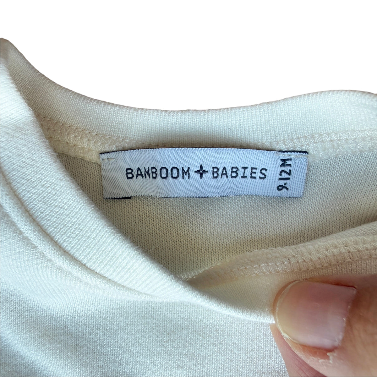 T-shirt manica lunga panna Bamboom - 9/12 mesi