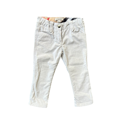 Pantaloni micro velluto Burberry - 2 anni